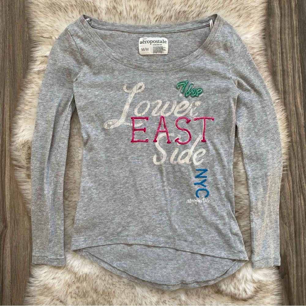 Y2K Aeropostale Long Sleeve Graphic Layering Tshirt